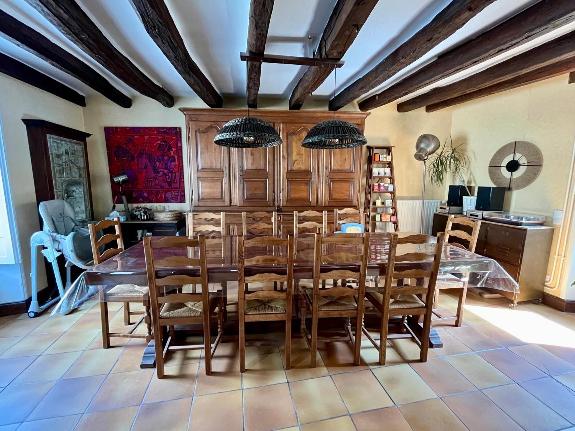 2 chambres dans maison de campagne avec piscine intérieure Lagery Esterno foto